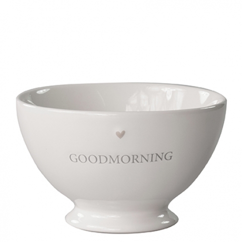 Bowl Mini White GOOD MORNING GREY von BC