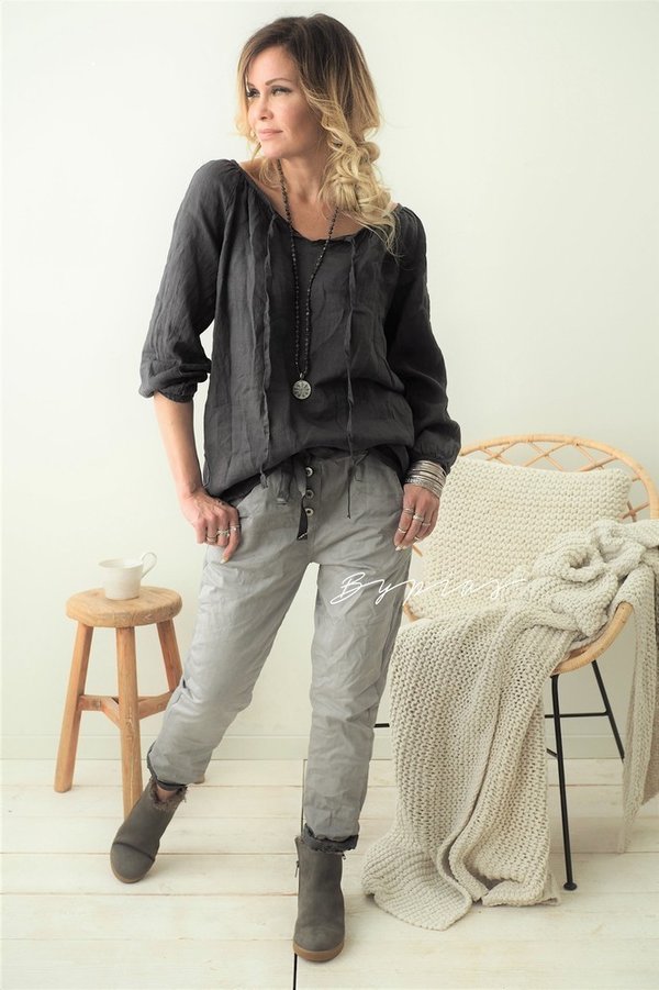 PERFECT JOGGERS BUTTONS Grey von BYPIAS