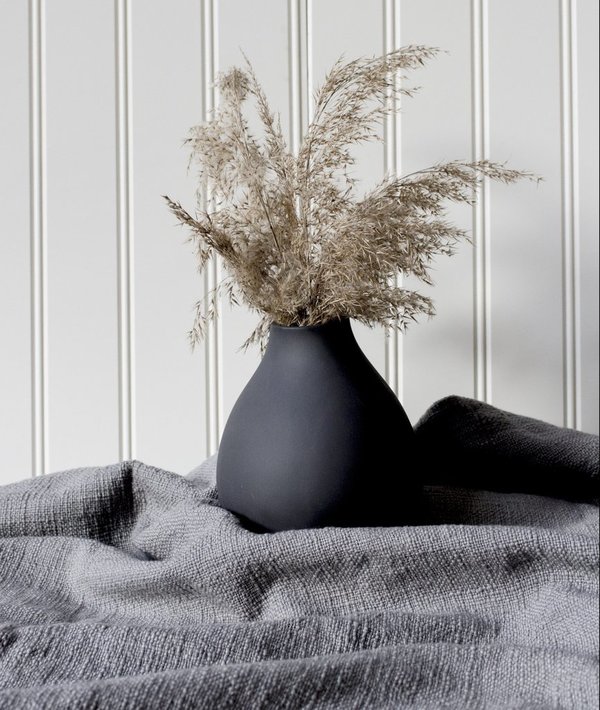 Vase KÄLLA schwarzgrau von Storefactory