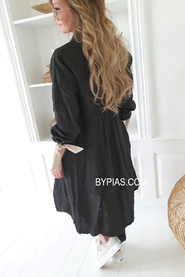 PALMA Linen Jacket BLACK von BYPIAS